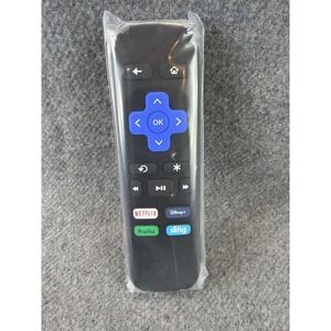 Roku Remote Control Replacement Black Netflix Disney Hulu Sling 3930R 3920R